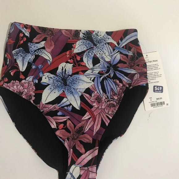lululemon deep sea high waist bottom